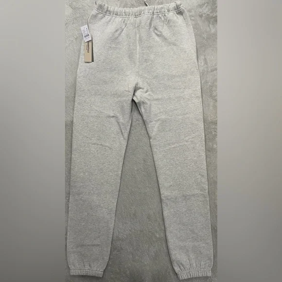 Essentials Light Oatmeal Hoodie and Sweatpants Set